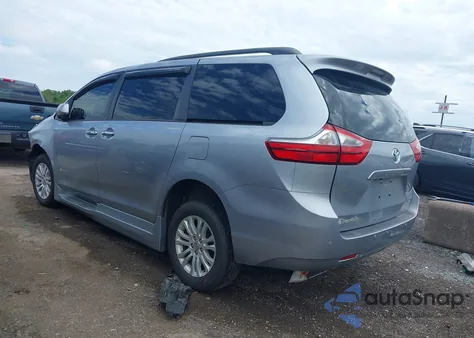 2016 Toyota Sienna Xle 8 Passenger из США, поврежденный, VIN 5TDYK3DC5GS760841